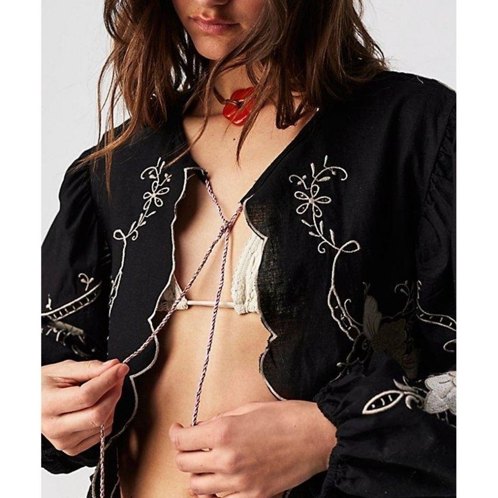 Free People Valencia Bed Jacket size XL NWT - Picture 4 of 11